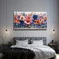 Vibrant Botanical Décor Perfect Wall Art Canvas Office Home Room Framed 120x60cm