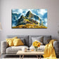 Serenity Forest Cabin Perfect Wall Art Canvas Office Home Room Framed 80x45cm