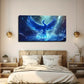 Ethereal Blue Eagle Wings Wall Art Canvas Office Home Room Framed 120x60cm