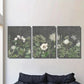 3pcs   Vintage Garden Floral Artwork, Art Deco  Wall Art Set Canvas Framed 40x60cm - High Quality Print 100% Australian Made Wall Canvas Ready to Hang