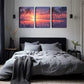 3pcs  Casual Romance, Relaxing Beaches   Wall Art Set Canvas Framed 40x60cm - High Quality Print 100% Australian Made Wall Canvas Ready to Hang