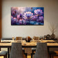 Vibrant Lotus Flower Painting Wall Art canvas office home room framed 120x60cm