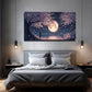 Cherry Blossom Trees Bright Wall Art Canvas Office Home Room Framed 120x60cm