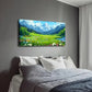 Serene Mountain Landscape Wall Art Canvas Office Home Room Framed 120x60cm