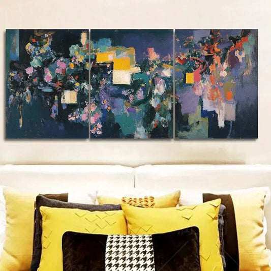 3pcs The painting in camouflage Wall Art Set Canvas Framed 40x60cm - High Quality Print 100% Australian Made Wall Canvas Ready to Hang