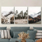 3pcs Beautiful Forest Scenery Forest Metal Print Ready to Hang Art