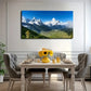 Realistic Snow Mountain Wall Art Canvas Office Home Room Framed 80x45cm