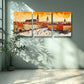 3pcs Warsaw, Poland Art Painting Metal Print Ready to Hang Art