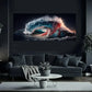 Large Ocean Wave Wall Art wall canvas office home room framed 120x60cm