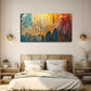 Abstract Design Decorative Wall Art Canvas Office Home Room Framed 80x45cm