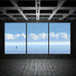 3pcs Baiyun Modern Cloud Aesthetic Metal Print Ready to Hang Art