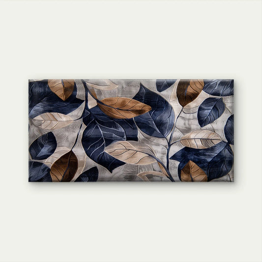 Modern Floral Geometry Gold Wall Art Canvas Office Home Room Framed 80x45cm