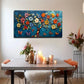Colorful Flowers Wall Art Canvas Office Home Room Framed 80x45cm