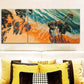 3pcs Aerial view of the sand Metal Print Ready to Hang Art