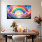 Abstract Rainbow Sky Modern Wall Art Canvas Office Home Room Framed 120x60cm