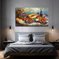 Sumptuous Meals Suitable Wall Art Canvas Office Home Room Framed 120x60cm