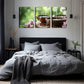 3pcs  Serene Water Flow Landscape with Floral   Wall Art Set Canvas Framed 40x60cm - High Quality Print 100% Australian Made Wall Canvas Ready to Hang