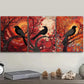 3pcs The psychic crow Wall Art Set Canvas Framed 40x60cm - High Quality Print 100% Australian Made Wall Canvas Ready to Hang