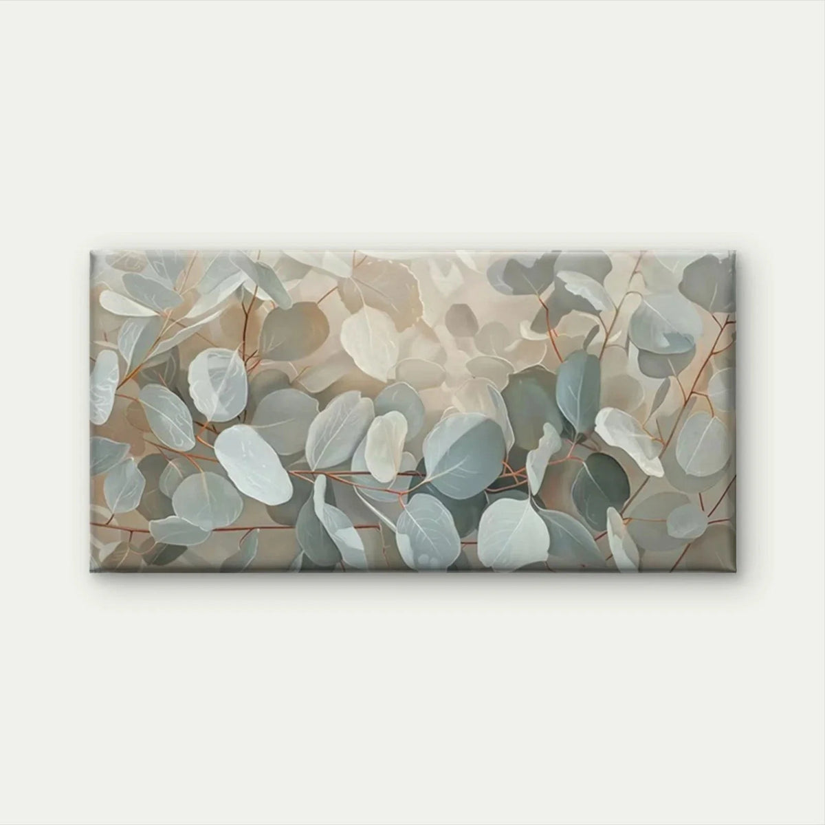 Eucalyptus Leaves Botanical Wall Art Canvas Office Home Room Framed 120x60cm