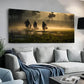 Asian Rice Field Sunset wall canvas office home room framed 120x60cm