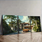 3pcs Mid-century modern car   Wall Art Set Canvas Framed 40x60cm - High Quality Print 100% Australian Made Wall Canvas Ready to Hang