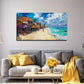 Romantic Beach Sea Perfect Wall Art Canvas Office Home Room Framed 120x60cm