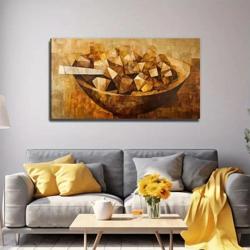 A Bowl Of Strange Perfect Wall Art Canvas Office Home Room Framed 80x45cm