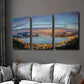 3pcs Niterói City Park Night View Landscape Wall Art Set Canvas Framed 40x60cm - High Quality Print 100% Australian Made Wall Canvas Ready to Hang