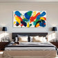 Showcases Energetic Abstract Wall Art Canvas Office Home Room Framed 120x60cm