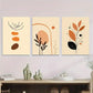 3pcs Modern Abstract Boho Style Paintings Wall Art Set Canvas Framed 40x60cm - High Quality Print 100% Australian Made Wall Canvas Ready to Hang