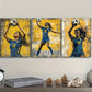 3pcs Football goddess Wall Art Set Canvas Framed 40x60cm - High Quality Print 100% Australian Made Wall Canvas Ready to Hang