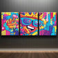3pcs  Featuring Lively Cartoon Design  Wall Art Set Canvas Framed 40x60cm - High Quality Print 100% Australian Made Wall Canvas Ready to Hang