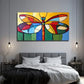 Color Dragonfly Decorative Wall Art Canvas Office Home Room Framed 120x60cm
