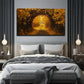 Extremely Romantic Road Wall Art Canvas Office Home Room Framed 80x45cm
