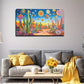 Abstract Cactus Make People Wall Art Canvas Office Home Room Framed 120x60cm