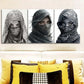 3pcs The mysterious cloaked woman of Egypt Wall Art Set Canvas Framed 40x60cm - High Quality Print 100% Australian Made Wall Canvas Ready to Hang