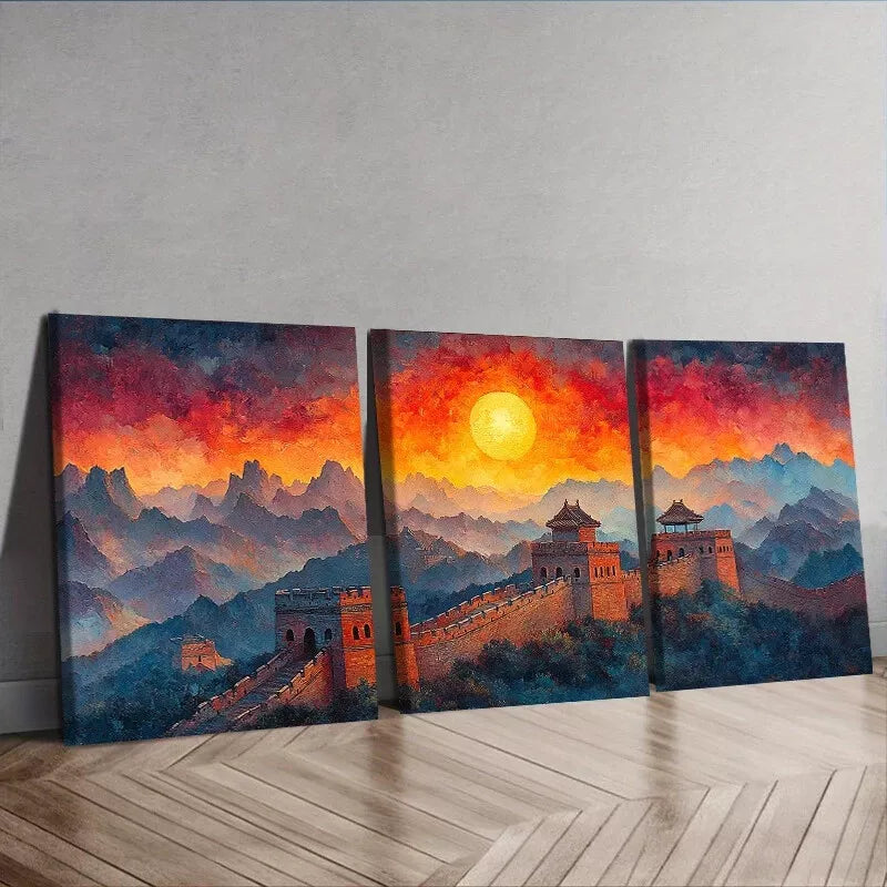 3pcs Deco Modern Contemporary Wrapped    Wall Art Set Canvas Framed 40x60cm - High Quality Print 100% Australian Made Wall Canvas Ready to Hang