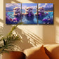 3pcs Three Lovely Otters Metal Print Ready to Hang Art