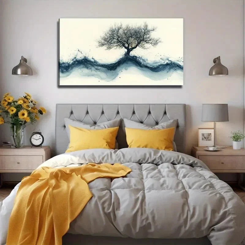 Simple Decorative Paintings Wall Art Canvas Office Home Room Framed 120x60cm