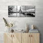3pcs Paris Tower from Seine Black and White Metal Print Ready to Hang Art