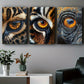 3pcs Close up Beast Eye Design Metal Print Ready to Hang Art