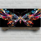 3pcs Vibrant Butterfly Abstract Colorful Metal Print Ready to Hang Art