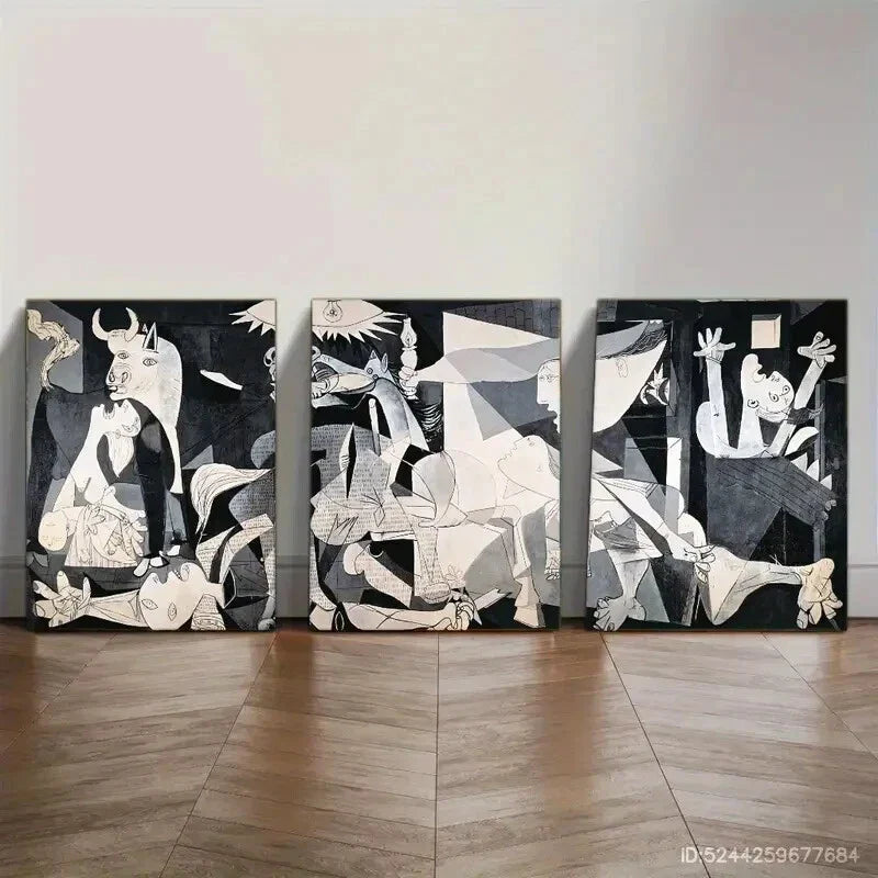 3pcs Aesthetic Choice Abstract Art Style Poster Metal Print Ready to Hang Art