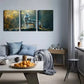 3pcs A Lone Wolf, New Launch  Wall Art Set Canvas Framed 40x60cm - High Quality Print 100% Australian Made Wall Canvas Ready to Hang