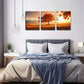 3pcs  Facing The Sun Of The Tree Wall Art Set Canvas Framed 40x60cm - High Quality Print 100% Australian Made Wall Canvas Ready to Hang