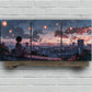 3pcs Cityscape Modern Urban Skyline Metal Print Ready to Hang Art