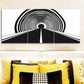 3pcs Tunnel black hole Wall Art Set Canvas Framed 40x60cm - High Quality Print 100% Australian Made Wall Canvas Ready to Hang