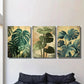 3pcs Tropical plant Monstera light green aesthetic Metal Print Ready to Hang Art