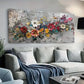 Vibrant Floral Botanical Wall Art Canvas Office Home Room Framed 120x60cm