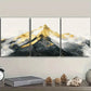 3pcs Golden and Silvery Mountains Painting Wall Art Set Canvas Framed 40x60cm - High Quality Print 100% Australian Made Wall Canvas Ready to Hang